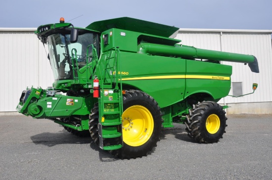 2015 JD S660 2wd combine