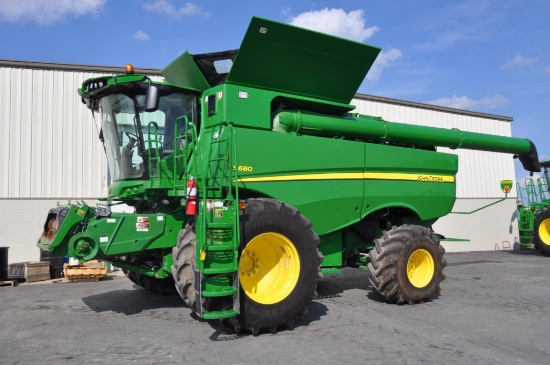 2016 JD S680 4wd combine