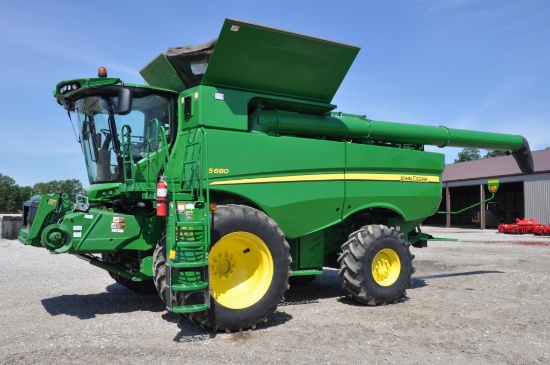 2015 JD S680 2wd combine