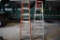 6' aluminum step ladder & 6' fiber glass step ladder