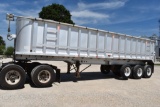 2005 Schien 34' aluminum dump trailer