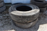 (2) 11R22.5 tires