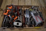 Flats of screwdrivers, channel locks & snap ring pliers