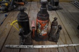 (3) bottle jacks, sells one money