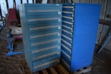 Metal shop cabinets, 10 drawer & 8 drawer, 28