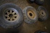 33x12.50R16 tire & rim, 10-16.5 tire & rim, 265/75R16 tire & rim