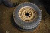 9.50-16.5LT tire & rim, 9.50R16.5 tire & rim