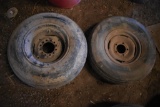 11L-15SL tire & rim, 9.5L-14 tire & rim