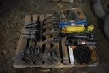 Ripper points, field cultivator shovels, pto shaft & hyd. cylinder,