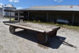 Hay rack on running gear