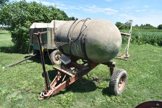 Older Clark pull-type sprayer w/ booms