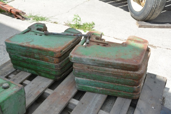 (10) John Deere suitcase weights