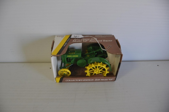 Ertl 1/16 Scale John Deere 1928 GP Standard Toy Tractor, Collector Edition