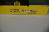Ertl Big Farm John Deere S670 Toy Combine