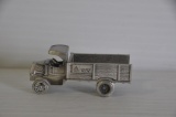 Spec Cast Pewter Collectibles Deutz Allis 1921 Truck With Flatbed, Limited Edition