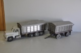 Nylint by M&J Grain truck and pup trailer