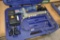 Lincoln electric grease gun w/case, charger & (2) batteries