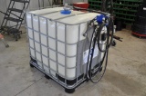 275 gal. DEF tote w/elec. pump & auto nozzle