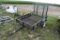 6' Carry-On bumper hitch trailer, 6' x 4', fold down ramp