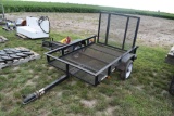 6' Carry-On bumper hitch trailer, 6' x 4', fold down ramp