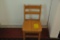 Wooden Child's Sunday School Chair