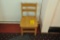 Wooden Child's Sunday School Chair