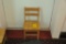 Wooden Child's Sunday School Chair