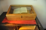 antique German bible includes show case