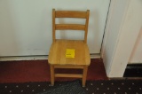 Wooden Child's Sunday School Chair