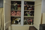 large quantity of artificial flowers