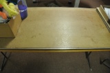 8ft wooden folding table