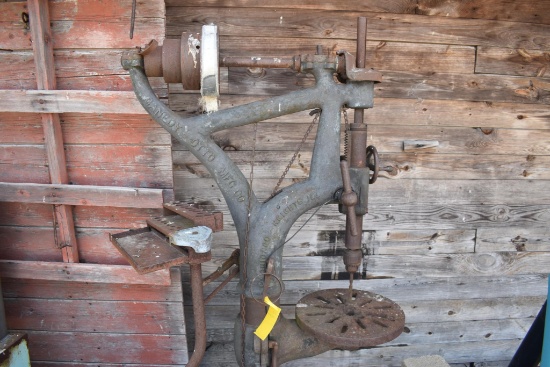 Vintage Canedy-Otto upright drill press