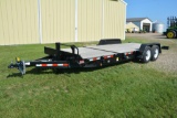 2018 B&B 7' X 22' tilt deck bumper hitch trailer