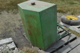 Tractor front fuel tank