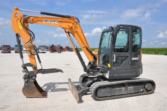 2018 Case CX60C mini excavator