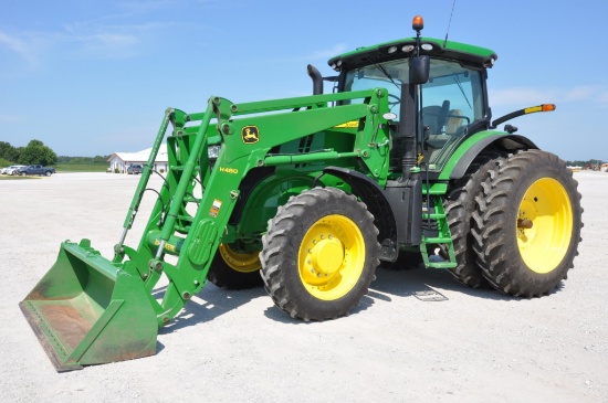 2013 John Deere 7260R MFWD tractor w/loader