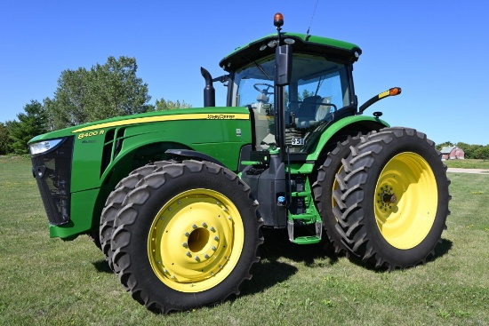 2018 John Deere 8400R MFWD tractor