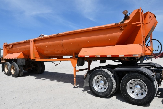 Cherokee 42' steel frameless dump trailer