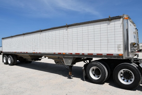 2004 Wilson 41' aluminum hopper bottom grain trailer