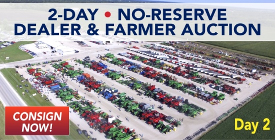Day 2, Ring 2 - No Reserve Dealer & Farmer Auction