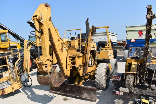 Vermeer V-450 trencher backhoe