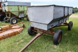 Galvanized flare box wagon on gear w/ hoist