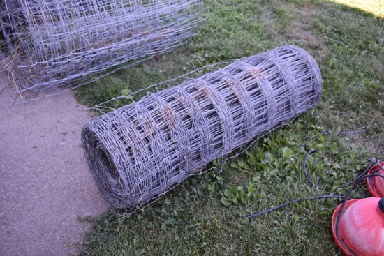 Partial roll of 47" woven wire