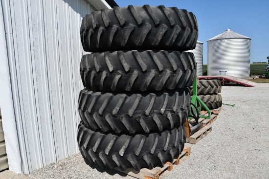 (4) Firestone 520/85R38 floater tires and wheels