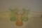 Green & Pink vases