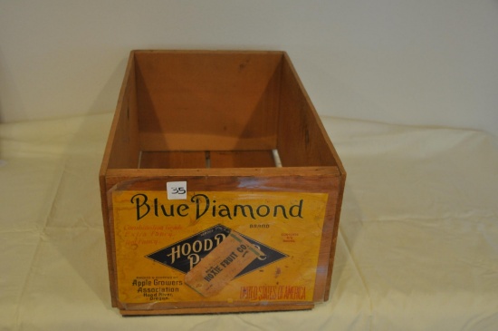 Blue Diamond Wood Apple box