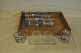 Cream & Sugar, Heart d?cor glasswear, etc.