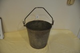 Primitive well bucket, very nice