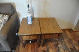 (2) Matching endtables, lamp & thermometer