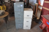 (2) file cabinets